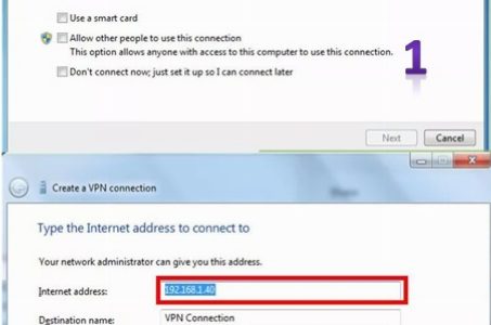 تنظیمات VPN بین دو کامپیوتر برای اتصال امن